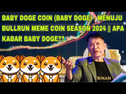 BABY DOGE COIN (BABY DOGE) - TOWARD THE BULLRUN MEME COIN SEASON 2024 || WHAT'S NEW BABY DOGE??