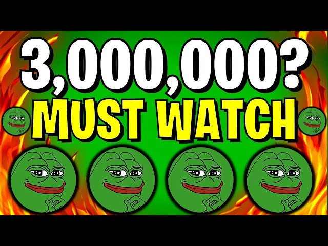 PEPE COIN NEWS TODAY: IF YOU HOLD 3,000,000 PEPE COIN YOU MUST SEE THIS - PEPE PRICE PREDICTION