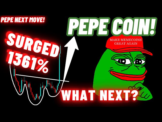 PEPE-Kryptomünze ist um 1361 % gestiegen. Wie geht es nun weiter?