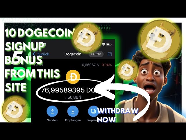 GAGNEZ DU DOGECOIN AVEC CE SITE DOGECOIN || OBTENEZ DU MINIER PASSIF À PARTIR DE CE SITE MINIER