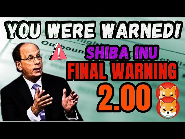 Shiba Inu CEO's Last Warning! You were warned! -Shiba Inu Coin LATEST NEWS TODAY'S #shibainu #new