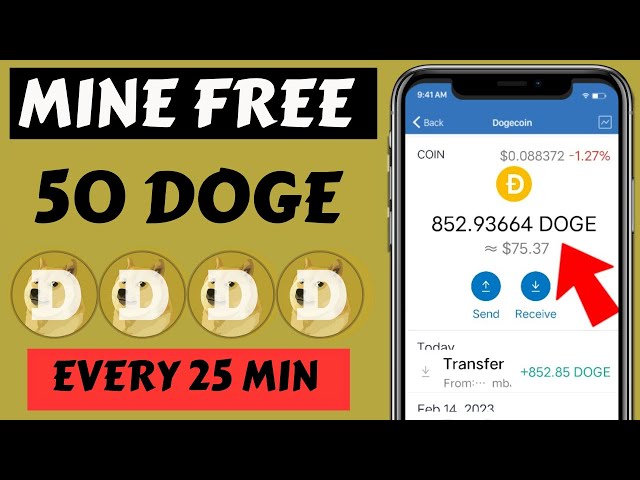 FREE DOGECOIN SITE 2024  -  EARN 50 DOGE EVERY MIN  WITH ZERO INVESTMENT