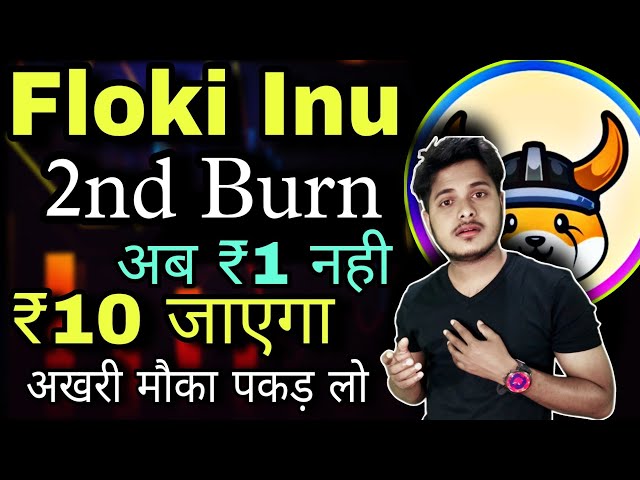 Floki Inu 2nd Burn will now go from ₹1 to ₹10 1000X | Floki Inu Coin News Today | Shiba lnu | Crypto News