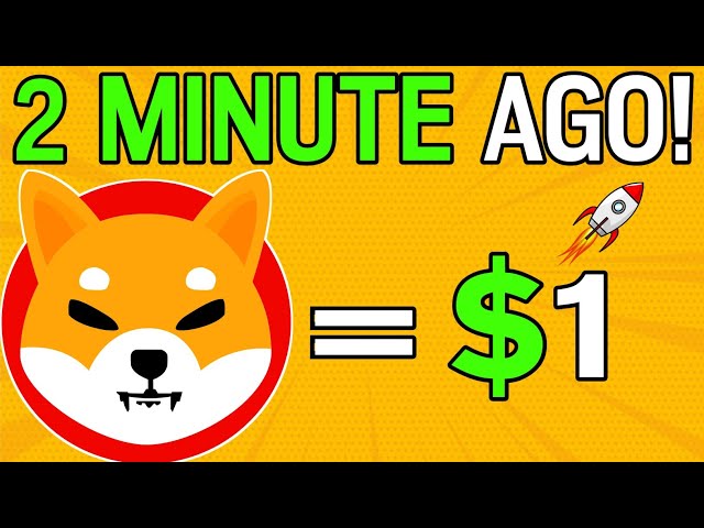 RÉVÉLÉ! Shiba Inu EXPLOSERA à 1 $ ! - EXPLIQUÉ - IL Y A 2 MINUTES !