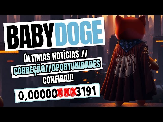 🔥BABY DOGE COIN // CORRECTION // DERNIÈRES NOUVELLES🔥#babydoge #babydogecoin #shibainu #btc #pepe