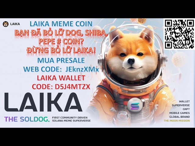 Haben Sie Dog, Shiba, Pepe #coin verpasst? Laika Memecoin nicht verpassen? Vorverkaufs-Webcode🚀JEknzXMx #crypto #btc