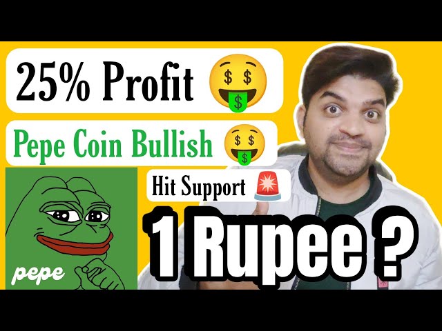 Pepe Coin Bullish 🚀 | Earn 100% Pepe Coin | Pepe Coin Price Hit 1 Rupee ?