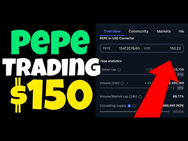 $150를 Pepe 코인으로 트레이딩 5분 #pepecoin