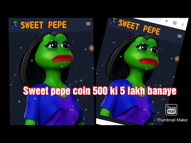 If you don't want to buy pepe coin then you must buy sweetpepe coin.