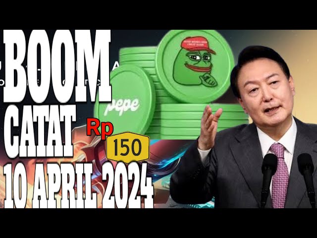 爆炸..!!! PEPE ARMY 笔记 2024 年 4 月 10 日🤑自动微笑😁😁