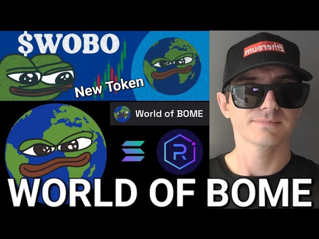 $WOBO - BOME 代币加密货币世界 如何购买 WOBO SOL SOLANA RAYDIUM JUPITER 书 MEME ORCA