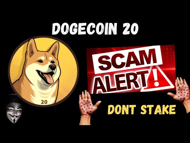 DOGE COIN 20 DOGECOIN20 预售硬币加密诈骗更新新闻合法 SCOTTY THE AI