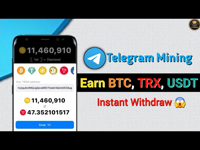 Telegram Bot 免費挖礦 😱 賺取免費 BTC、TRX、USDT、Doge ||摘要和 Avacoin 免費挖礦