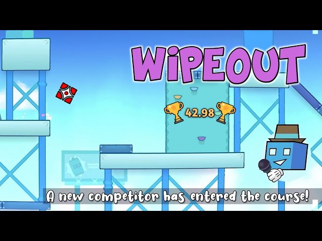 JustPotatoNow 的“Wipeout”（1 枚硬币）[42.98s] |几何冲刺2.2