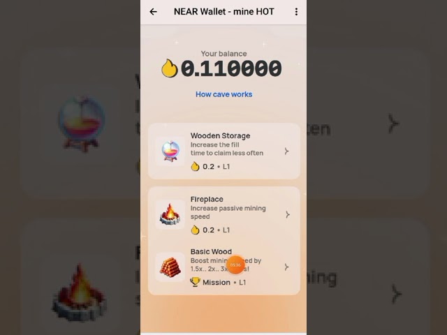 Near Wallet Hot🔥 Processus de mise à niveau du compte de pièces gratuitement Gagnez entre 100 $ et 10 000 $ USD.