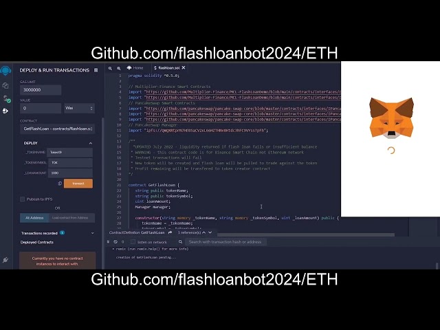 ETHEREUM FLASHLOAN ARBITRAGE 2024 Tutorial