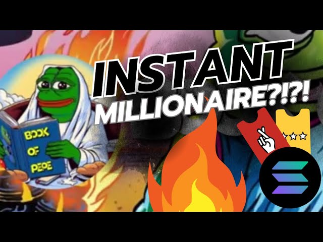 BOOK OF PEPE ON SOL 🔥 $BOPP INSTANT MILLIONAIRE MAKER COIN!? (CRAZY URGENT!) #BookofPepe