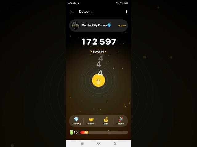 PRÉSENTATION DE DOT-COIN.. UN PROJET TAP-TO-EARN COMME NOT-COIN ‼️