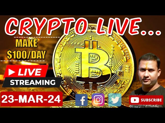 Trading en direct de crypto-monnaies || 23 mars | @adfibo_vvipl | Trader avec Sumit | #bitcoin #cryptotrading