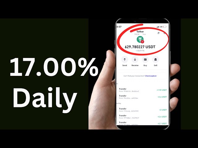 So verdienen Sie USDT in Ihr Wallet || Täglicher Einkommensertrag.