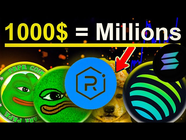 Turn 1000$ to Millions This Bull Market 2024/2025 With These Coins