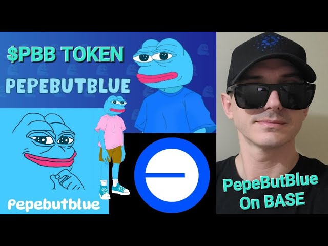 $PBB - 기본 암호화폐의 PepeButBlue 토큰 PBB 구매 방법 PEPE BUT BLUE 기본 베이스체인 ETH UNISWAP