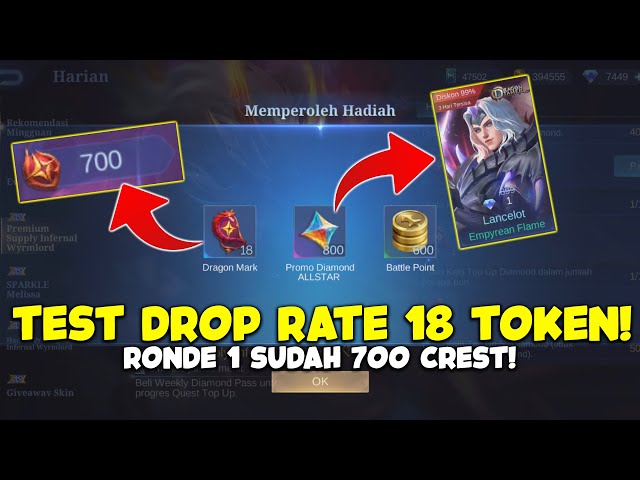 GACHA 18 MOSKOV ALLSTAR TOKENS HABEN BEREITS 700 CREST GESAMMELT!? - MOBILE LEGENDEN