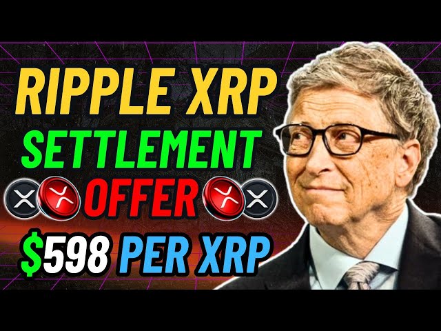 CONGRESS OFFERED SETTLEMENT WITH RIPPLE - SETTLEMENT NOW!! - $598.18 PER XRP