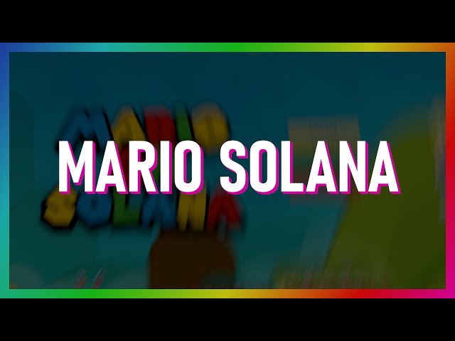 Mario - Ce jeton Solana en prévente pourrait devenir fou !