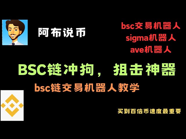 Bsc 체인 개 로봇 튜토리얼 | bsc 저격 로봇 | 백번 동전 | 시그마 봇 | 아베 스나이퍼 봇