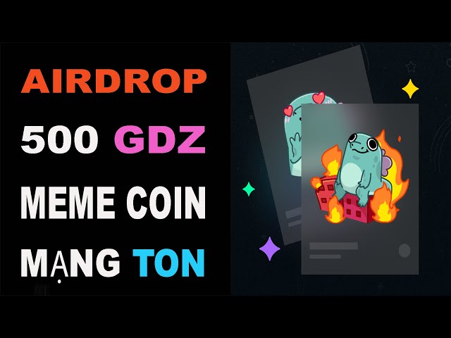 500 GDZ Meme 코인 TON 네트워크 상장 향기로운 확률을 받으세요