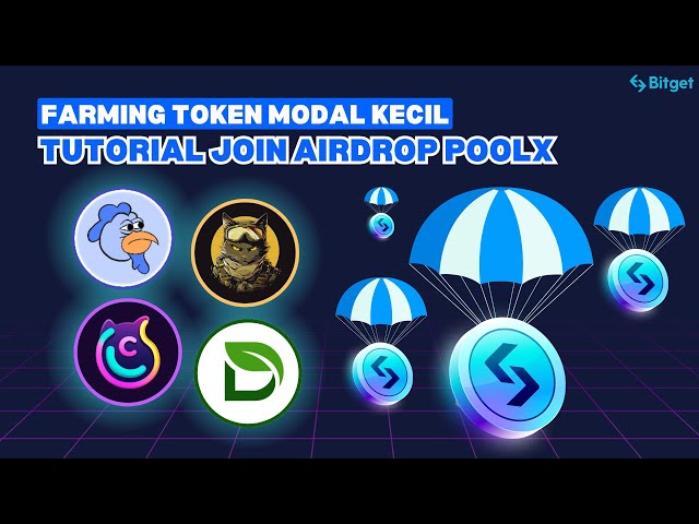 Tutorial Farming Airdrop Token und Coin Crypto von PoolX Bitget