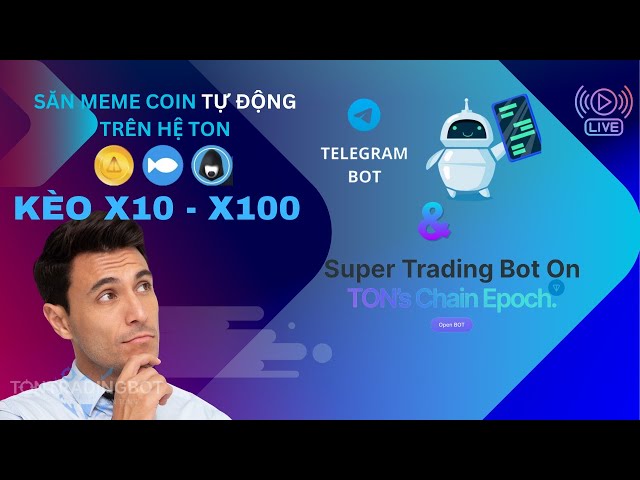 Telegram 上的 LIVE Ton 交易机器人 - 在 TonTradingBot 上买卖 MEMECOIN 的说明