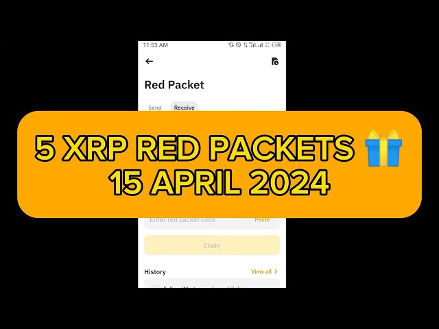 Binance red packet code today | Red packet binance | 5 XRP Binance Coin RED Packets 15 APRIL 2024