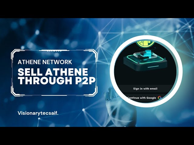 ATHENE 토큰 판매|P2P|직접 ATHENE 앱으로