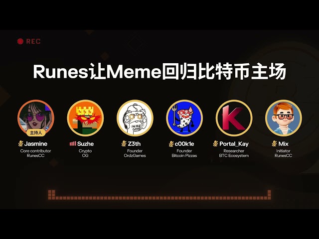 RunesCC Space #2 Runes 將 meme 帶回比特幣主頁