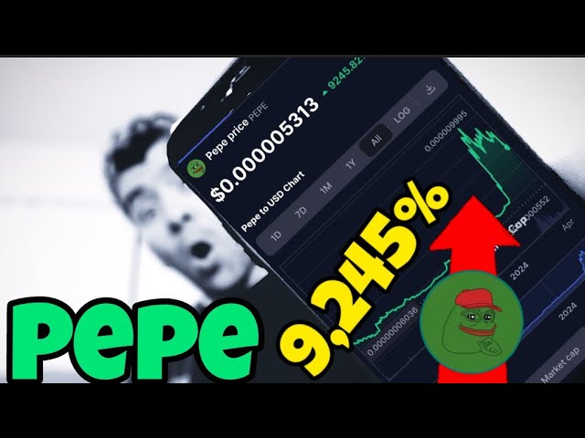 Pepe 9,245% 持有 1 億美元 0.0001 #pepecoin