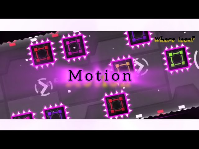 Motion by TamaN (Easy Demon) 100% l 3 枚硬幣 + 困難模式 |幾何衝刺手機版