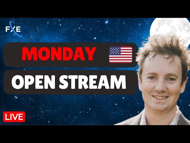 Live: US Stock Market Open & Bitcoin : Earnings Week Kicks Off!