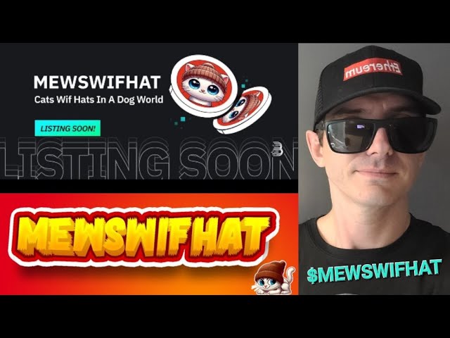 $MewsWifHat - 犬の世界の猫と帽子 トークン 暗号通貨 ソル ソラナ レイジウム ジュピター ビットマート ミーム