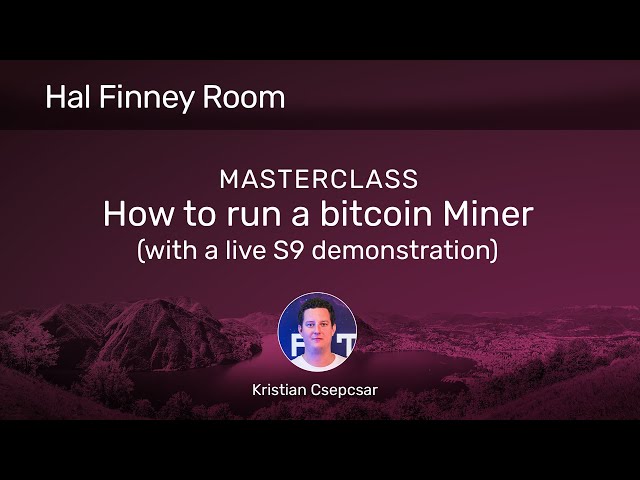 So betreiben Sie einen Bitcoin Miner (mit einer Live-S9-Demonstration) | Plan ₿ Forum 2023 | Lugano