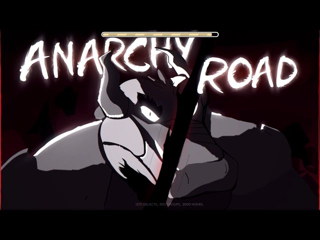 Anarchy Road 100% 1 pièce par Komatic5 | Démon | Géométrie Dash 2.2