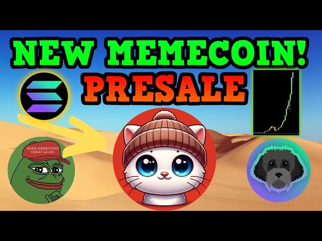 新 SOLANA Memecoin 宝石！ 🚀 下一个 MEW 预售？！📡 MEWWIFHAT - 狗世界里的猫 WIF 帽子 🔥