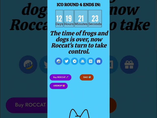 Roccat Token ist im Vorverkauf #avax #bitcoin #doge #etherium #roccat #shiba #bone #ada #xrp #pepe