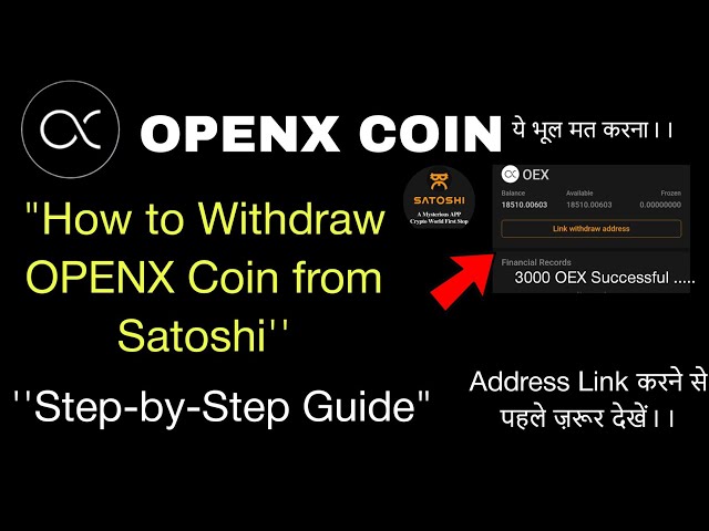 “如何将OPENX币提取给中本聪：分步指南”/非常重要的公告/#openxcoin