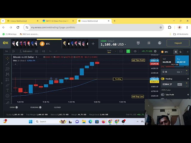 라이브 외환 트레이딩 || 비트코인 거래 || 거래 전략|| 멋진 50 || 은행 Nifty || 핀 니프티