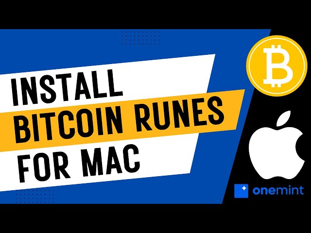 Mac에 Runes 설치(Bitcoin Ordinals)