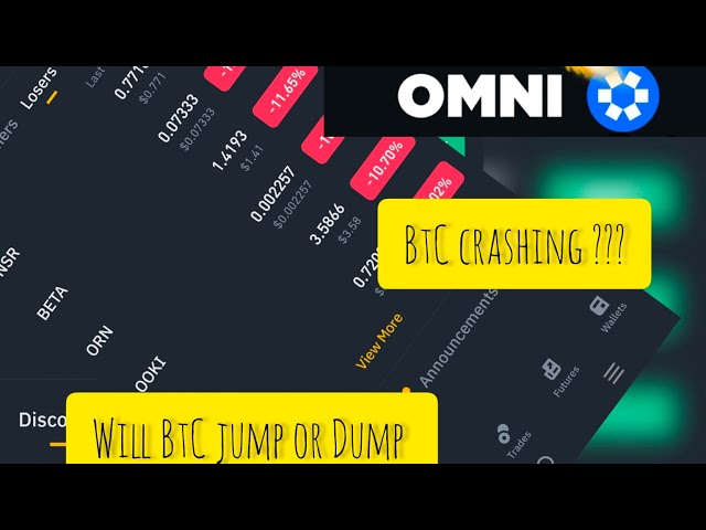 Bitcoin stürzt heute ab || BTC-Update || BTC-Neuigkeiten || BINANCE Launchpool || OmiNi-Münze