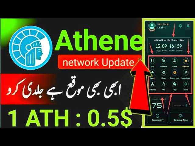 雅典娜网络提现 | ATH 代币通过 P2P 交易出售 |雅典娜网络更新|雅典娜P2P