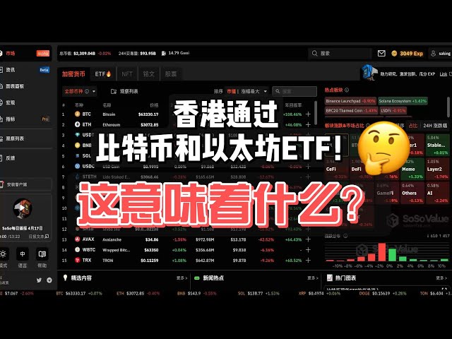 香港通过比特币和以太坊ETF！这意味着什么？